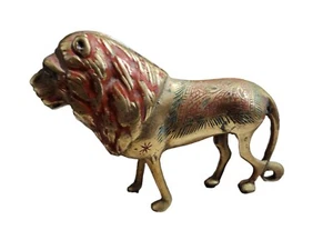 Vintage Messing Löwe Safari Figur Wohndeko  - Bild 1 von 4