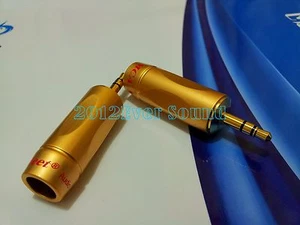 1x Conector Estéreo 3.5mm Cobre Dorado Mini Jack Plug aux hágalo Usted Mismo - Imagen 1 de 1
