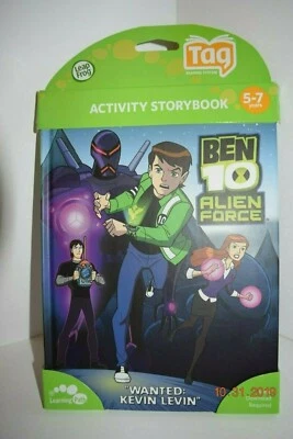 LeapFrog TAG BEN10 Alien Force ~  Wanted ~ Kevin Levin ~Read Details~~NIP~~NEW - Image 1 of 4