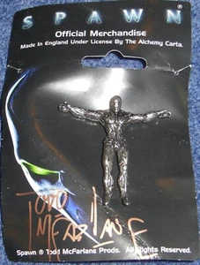 SPAWN FILM FIGUR PIN ~ SIGNIERT TODD McFARLANE ~ 1997 ~ KOA - Bild 1 von 4