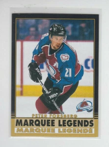 20/21 OPC Colorado Avalanche Peter Forsberg Legends Black Border #532 Ltd #/100 - Bild 1 von 2