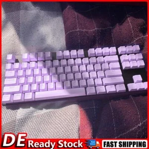 104pcs Universal Mechanical Keyboard Keycaps PC Bakclit Key Cap Set (White) DE - Bild 1 von 12