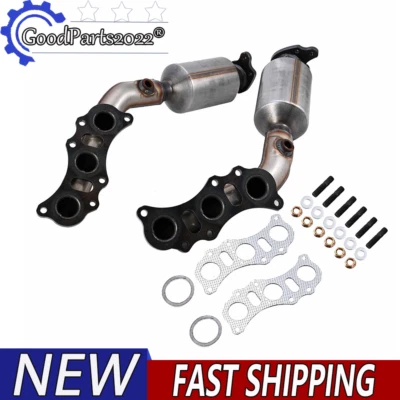 2Pcs Manifold Catalytic Converter Left & Right For 2005-2011 Toyota Tacoma 4.0L - Image 1 of 4