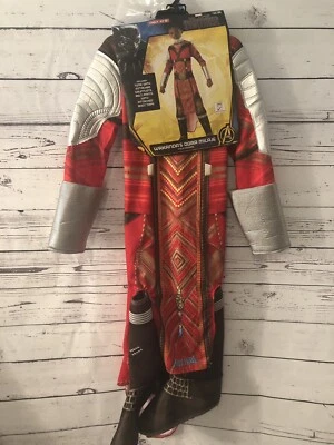 NWT Black Panther Wakanda's Dora Milaje Costume Sz L Tunic Belt Pants 8-10 Years - Image 1 of 4