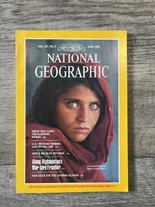 National Geographic Magazine Afghan Girl Green Eyes Vol. 167 No. 6 June 1985 - Foto 1 di 1