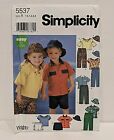 Simplicity 5537 easy to sew kids mix match shorts pants shirt bucket hat toddler