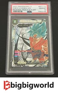 SSB Kaio-Ken Son Goku, United Divinity BT1-111 SCR Número de serie PSA 10 GEMA COMO NUEVO - Imagen 1 de 2