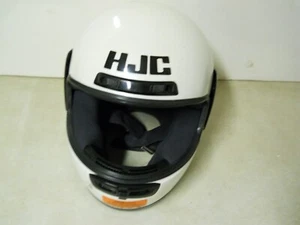 HJC FG0Tech White Full Face Motorcycle Helmet W/ Two New Visors Sz Small - Bild 1 von 13