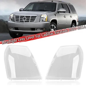 Front Headlight Lens Cover Clear Headlamp Shell For Cadillac Escalade 2007-2014 - Bild 1 von 11