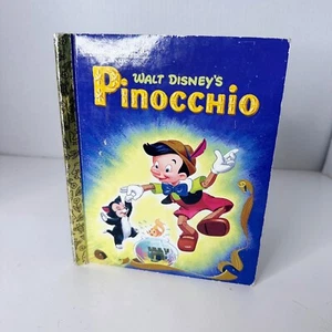 Vintage 1953 Walt Disney’s Pinocchio A Little Golden Book - Bild 1 von 8