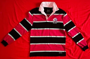 Camicia manica lunga Kenny Scharf x Pull&Bear cotone righe e stampa grafica taglia S - Foto 1 di 6