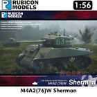 M4A2 (76)W Sherman Tank Kunststoff Modellbausatz 1:56 Rubikon Modelle 280054