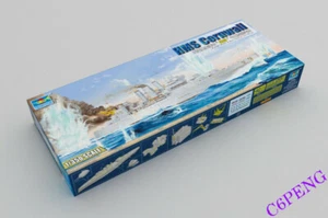 Trumpeter 05353 1/350 HMS Cornwall Battleship Plastic Assembly Model 2019 - Picture 1 of 8