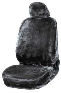 COPRISEDILE PER FIAT SEICENTO 1998-2009 20091 ANTRACITE ECO PELLICCIA 1 FODERA - Foto 1 di 9