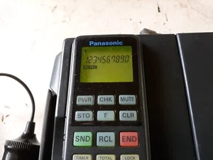 Vintage Panasonic #EB-2501 Cellular Mobile Phone with Case, Manual & Power Cords - Picture 1 of 8