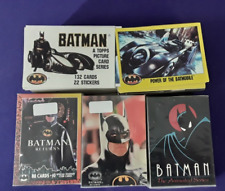 TOPPS BATMAN 5 COMPleTE SETS 1989 SERIES 1 2 264/1992 RETURNS 88/90/ANIMATED 90