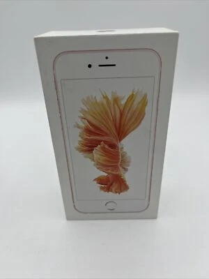 Caja iPhone 6s solo oro rosa 128gb con instrucciones y pegatinas Apple Foto 1 de 4