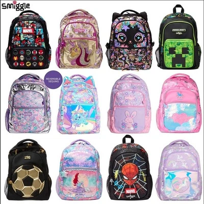 Girls Cartoon Smiggle Backpack School Bag Rucksack Boys Gifts Party Packsack-HOT