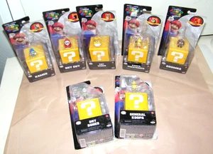 Nintendo Super Mario Bros Movie 1.25 Inch Figure Question Cube Lot (Video Game) - Picture 1 of 4