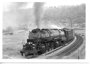 25FF081 RP WESTERN MARYLAND RAILROAD 4-6-6-4 LOK #1209 - Bild 1 von 1
