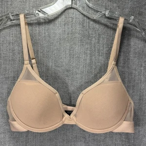 Pepper BH Damen 34A nude beige Netz Bügel leicht gefüttert T-Shirt Alltag - Bild 1 von 13