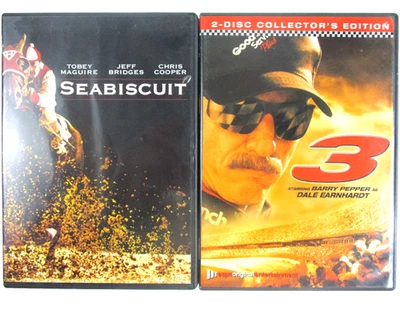 DVD Movies X2: SEABISCUIT & 3: DALE EARNHARDT!! - Image 1 of 4