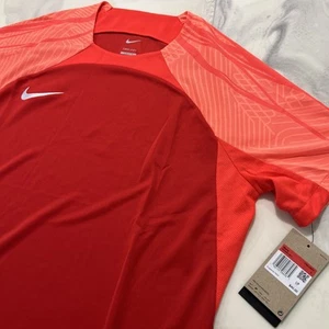 Nike Dri-Fit Strike III Slim Fit Fußball Trikot DR0889-657 Herren Large rot-orange - Bild 1 von 7