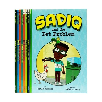 Sadiq Collection by Siman Nuurali 8 Books Collection Set - Ages 6-8 - Paperback - Image 1 of 3