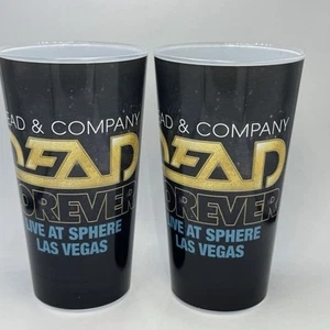 Set of 2 Dead & Company Forever Sphere Las Vegas 2024 Souvenir Cups - Picture 1 of 5
