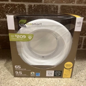 EcoSmart 6 Inch LED Integrated Recessed Light Soft White Flood Reflector - Picture 1 of 16