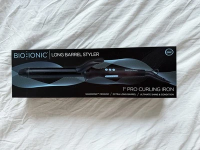 Bio Ionic Long Barrel Styler Curling Hair Iron 1" - Image 1 of 3