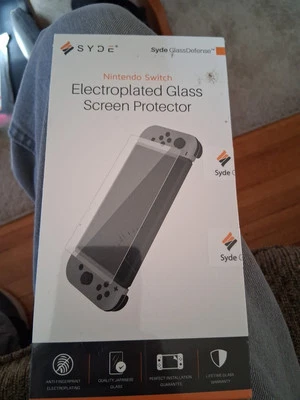  Glass Screen Protector For Nintendo Switch Syde Electroplated! - Image 1 of 2