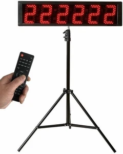 Tripod 5.6'' Race Clock, Race Timer, Digital Countdown Clock - Picture 1 of 4