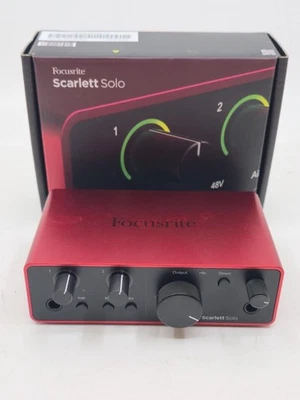 Focusrite - Scarlett Solo 4th Gen - Audio Interface                    - Image 1 of 4