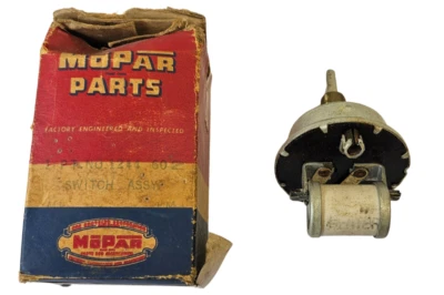 Interruptor de control de calefacción rotativo Plymouth Chrysler Dodge 1949-1950 1244602 nuevo en stock Foto 1 de 4