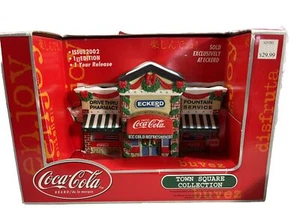 NIB 2002 1st Ed Coca-Cola Eckerd Pharmacy Town Square Collection 1Yr. Release - Picture 1 of 10