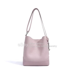 Gran Capacidad, Bolso Cubo de Cuero, Bolso de Hombro Azul Moda de Lujo, Idea de Regalo - Imagen 1 de 27