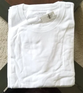3 Pack Old Navy Men’s White T-Shirts NEW Short Sleeve LOT of XXL - Picture 1 of 3