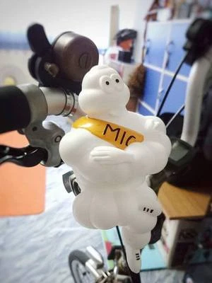 COOL NEW 10" MICHELIN MAN BIBENDUM TIRES FIGURE DOLL SIGN LIGHT TRUCK ADVERTISE - Image 1 of 4