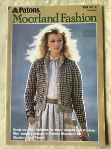 Patons Moorland Fashion pattern book 253. 19 DK family designs incl Fair Isle - Picture 1 of 19
