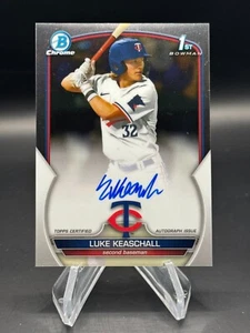 2023 Bowman Chrome Draft Luke Keaschall Rookie 1st Auto Autograph CDALK (250078) - Picture 1 of 2