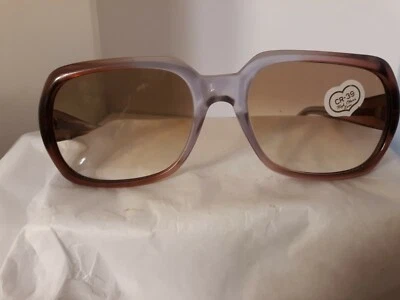 GAFAS DE SOL MCM MOD Hong Kong estilo tocador retro de plástico dos tonos de colección años 70 nuevas de stock Foto 1 de 4