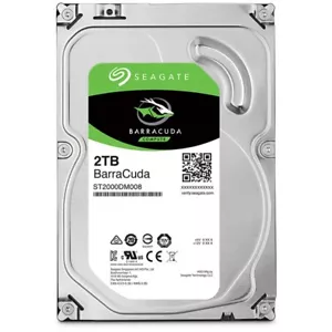 2 TB Seagate Barracuda HDD 3,5 pollici interno 256 MB CACHE ST2000DM008 SATA3 TOP NUOVO - Foto 1 di 2