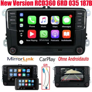 Car Radio stereo RCD360 RCD330 CarPlay BT For VW Golf 5 6 Passat Polo US STOCK - Picture 1 of 10