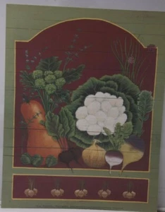 Winter Vegetables Squash 11x14" Selavy Susan Clickner - Printed USA - NEW - Picture 1 of 3