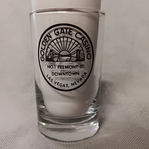 Golden Gate Casino Bar Glass Tumbler Las Vegas NV Downtown Fremont Street - Picture 1 of 6