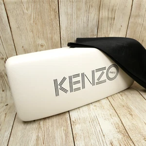 Kenzo Paris White Eyeglass Sunglass Hard Clamshell CASE ONLY - w/Cloth - Picture 1 of 15