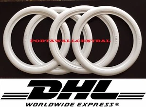ATLAS 17" Whitewall Portawall Tire insert Trim Set of4 NEW VW BEETLE. - Picture 1 of 5