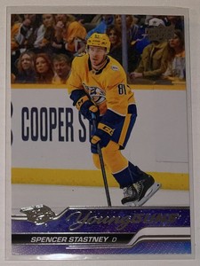 Spencer Stastney Nashville Predators 2023-24 Upper Deck 1 Young Guns Rookie #238