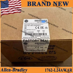 Nuevo Controlador de 24 Puntos Allen Bradley 1762-L24AWAR SER C MicroLogix 1200 US AB - Imagen 1 de 6